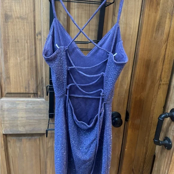 Windsor Purple Backless Dress - Picture 2 of 3